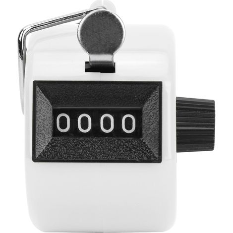 Compteur numérique BERM 4 chiffres portable avec remise à zéro manuelle - Crochet inclus pour décompte facile (1/5)