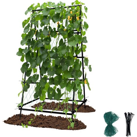 Garden Trellis for Climbing Plants Outdoor Vines Cucumbers Beans Vegetables Arch Rack (1/5)