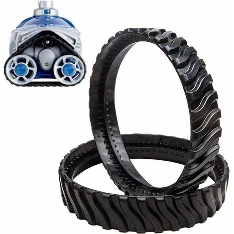 Guide di scorrimento per robot pulitore per piscine Zodiac MX8, 2 pezzi, in gomma robusta, che prolungano la durata dei componenti del robot pulitore. - Crezuo