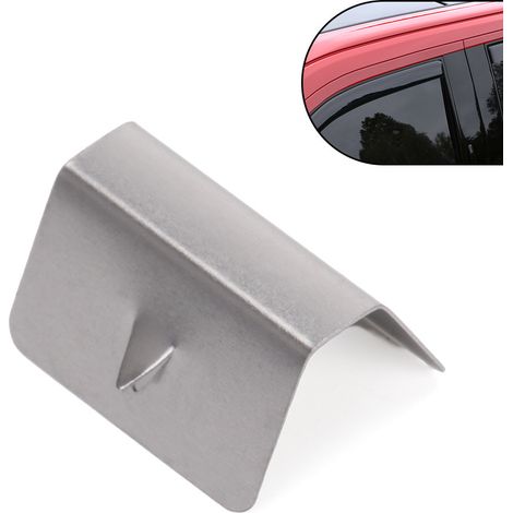 Universal modified car windshield clips, rain guard metal clips, rain guard mounts (1/5)