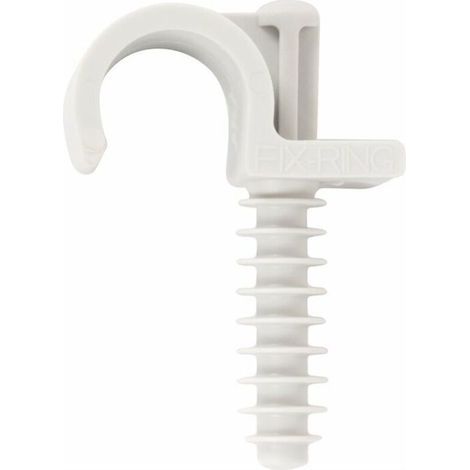 Collier cheville plastique simple - Tube diamètre 25 mm - Vendu par 100 - IFix-Ring - ING Fixation (1/4)