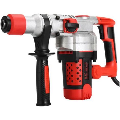 Perceuse Percussion Marteau DéMolition,Perceuse 1200W Marteau Perforateur Marteau éLectrique Perceuse Percussion Avec Coffret Pour Perforateurdengyank (1/5)