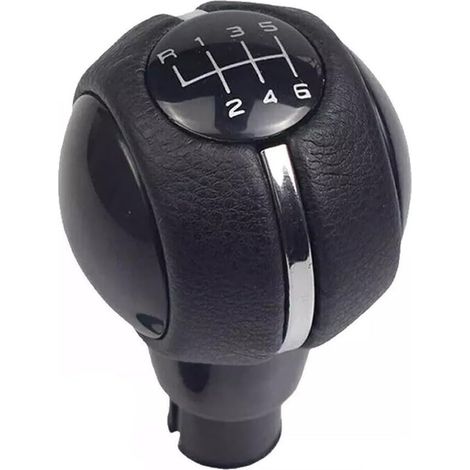 6 Speed Gear Shift Knob PU Leather Gear Knob 6 Speed Gear Shift Knob Manual Shift Knob Compatible with Mini Cooper F54 F55 F56 F57 F60 (1/5)