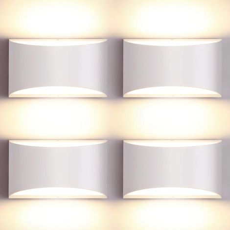 4er Set LED Wandleuchten 7W – Innenleuchte Warmweiß 3000K (1/5)