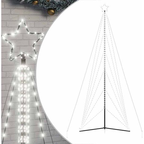 Sapin de Noël Arbre de Noël à LED 861 LED blanc froid 478 cm (1/5)