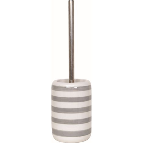 Brosse Wc avec support Céramique SEAUVILLE Gris MSV (1/3)