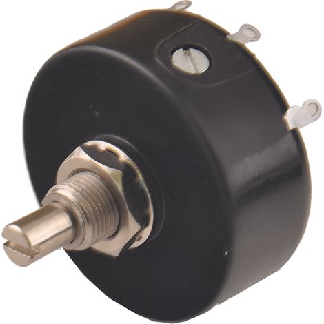 Potentiomètre Rotatif RS PRO, 500O max, Ø axe 6,35 mm, Montage panneau ( Prix pour 1 )