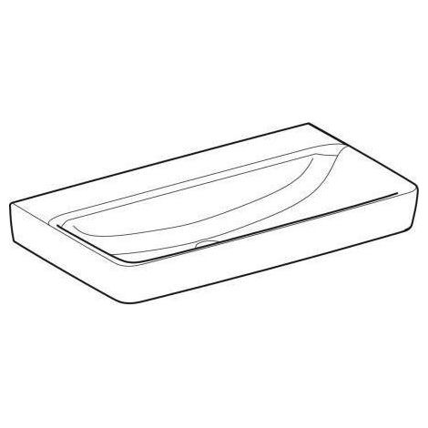 Geberit Renova Plan, Waschtisch, 85x48 cm, ohne Hahnloch, ohne (1/5)