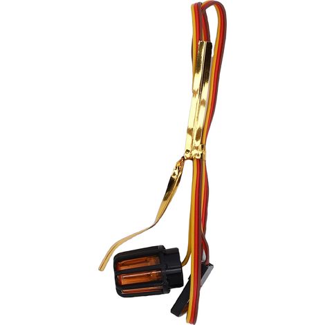 Lampe d'alarme lumineuse LED clignotante et rotative pour voiture télécommandée (orange) (1/4)