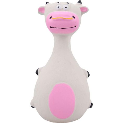 Jouet à Mâcher Interactif - Couineur en Latex Non Toxique - Pour Chiens Intérieurs et Extérieurs - 13 x 6 cm - 1 Pièce (1/5)