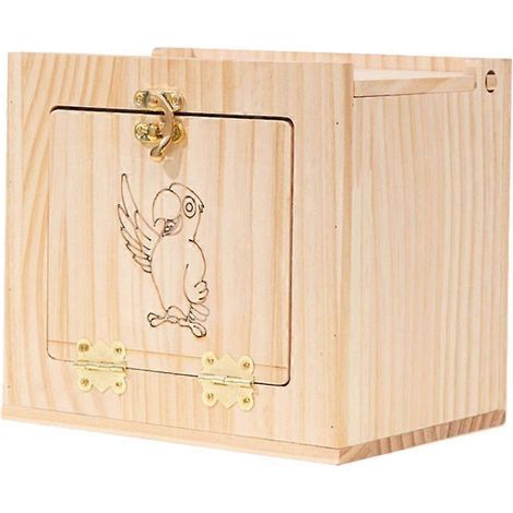 Nid d'oiseau, abri pour cage à perroquets, nid pour cage de petite taille, décorations pour cage à oiseaux (1/4)
