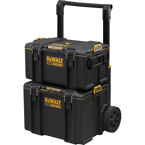 Dewalt Toughsystem 2 DS450 Rolling Mobile Tool Storage Box Trolley + DS400 Case (1/4)