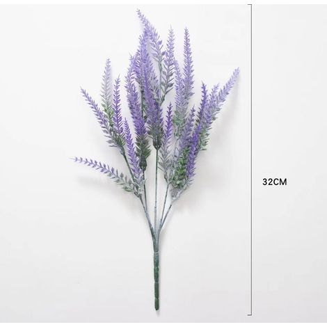 4 Stück künstliche Lavendelblumen zur Weihnachtsdekoration im römischen Stil (1/5)