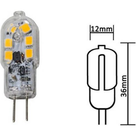 Lampadina 12 Led Smd G4 1,8 Watt 12v Light Calda Natural Faretto