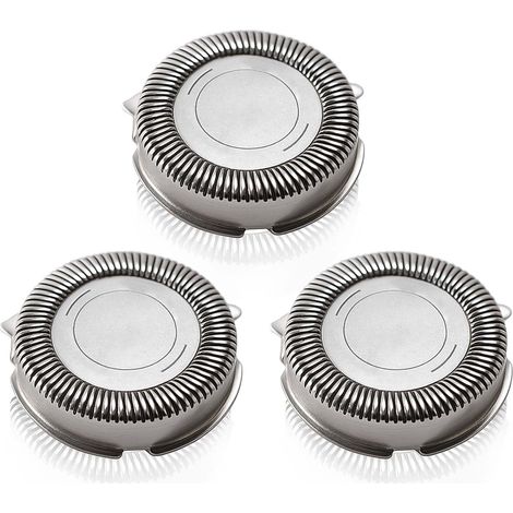 3 Pièces Tête De Rasoir SH30 SH50 Rotation 360 Degrés Acier Inoxydable Pour Philips Série 1000 3000 5000 (1/5)