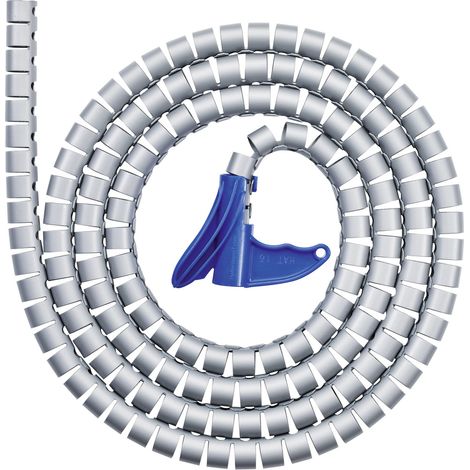 HellermannTyton 161-64206 HWPP-16MM-PP-SR-K1 Kabelschlauch 16 mm (max) Silber 2 m (1/5)