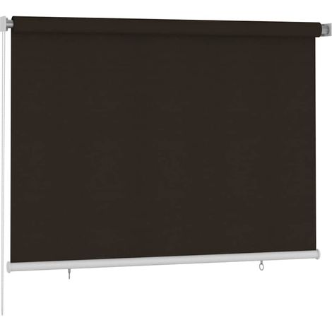 Maison Exclusive - Tenda a Rullo per Esterni 205(L)x140(A) cm Marrone HDPE (1/5)