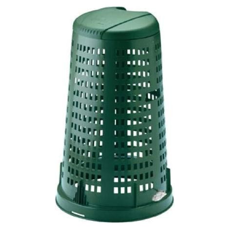 Stefanplast Gartenregal Eco mit Deckel 100 Lt Grün
