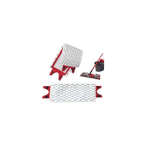 Confezione da 2 ricariche per mocio Vileda, mocio 2 in 1 Vileda, panno in microfibra per un assorbimento superiore, delicato sui pavimenti per una pulizia senza sforzo - Crezuo