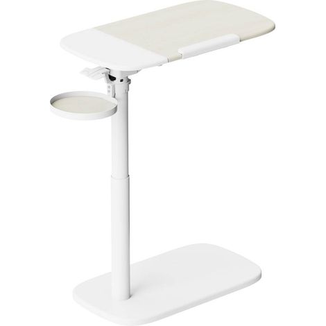 Bureau SpeaKa Professional SP-15034200 (l x H x P) 723 x 653 x 400 mm blanc, bois (clair) réglable en hauteur, inclinai (1/4)