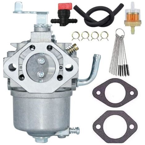 Kit carburateur Robin EY28, compatible avec générateur EY280 7,5 HP (référence : 234-62551), avec kit de nettoyage de tuyau et joint (1/4)