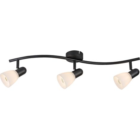 Plafonnier orientable 3 lumières noir et blanc E14 3x40W Soma Rabalux (1/5)