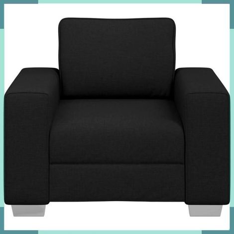 Fauteuil canapé - 4105209 - Noir - Tissu - 100 x 80 x 82 cm (1/5)
