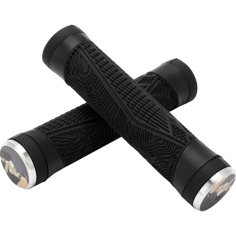 FMFXTR Mountainbike-Lenkergriffe, Gecko-Design, universell, schwarzes Silikon (1/5)