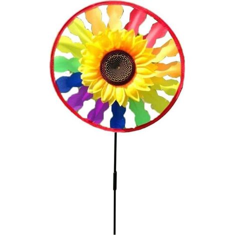 Éolienne tourbillonnante colorée pour une utilisation en extérieur Jouet amusant pour les enfants dans le jardin (1/5)