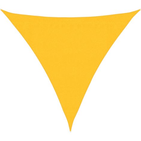 Maison Exclusive - Voile d'ombrage 160 g/m² Jaune 3,6x3,6x3,6 m PEHD