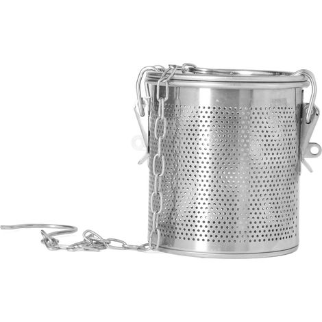 Sac à épices en acier inoxydable, filtre à épices multifonctionnel, passoire à épices pour sauces et soupes, 0,7 L (1/5)