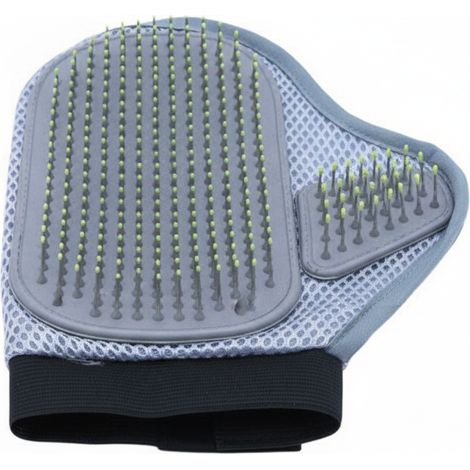 Gant de toilettage pour animaux, gant-brosse de massage et de démêlage pour chiens, outil de bain et d'épilation pour animaux (1/3)