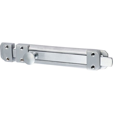 TIMCO Contract Flat Section Bolt Satin Chrome - 210 x 35mm