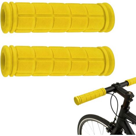 1 Paar Fahrradlenkergriffe farbenfrohe, weiche Gummilenkergriffe Fahrradlenkerhandschuhe ergonomische, rutschfeste, weiche Gummigriffe für Mounta (1/5)