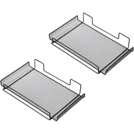 Support de Routeur Mural Sans Perforation pour Décodeur TV, Support de Rangement de Bureau de Style Japonais, Noir (1/5)
