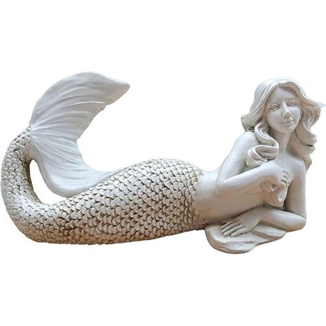 Statua da giardino in resina – incantevole ornamento per esterni – decorazione per giardino esterno