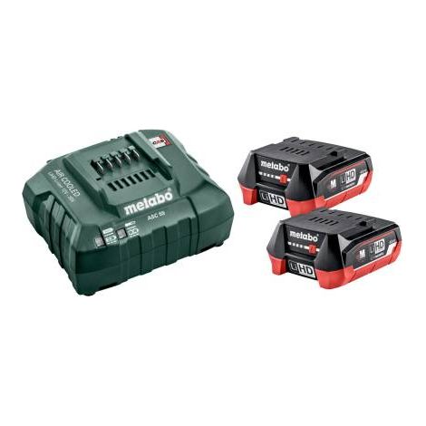 Set base Metabo 12V 2 x LiHD 4,0 Ah (685301000)