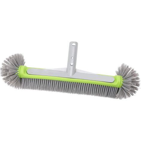 Tête de brosse de nettoyage de piscine, poils en plastique et en Nylon pour éviter les rayures, carrelage mural pour étangs, bains à remous (1/5)