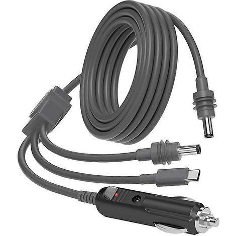 Câble d'alimentation multifonctionnel 3 en 1 pour chargeur Starlink Mini Type-C/DC/voiture vers câble d'alimentation USB C 20 V/5 A pour SpaceX, C (1/5)