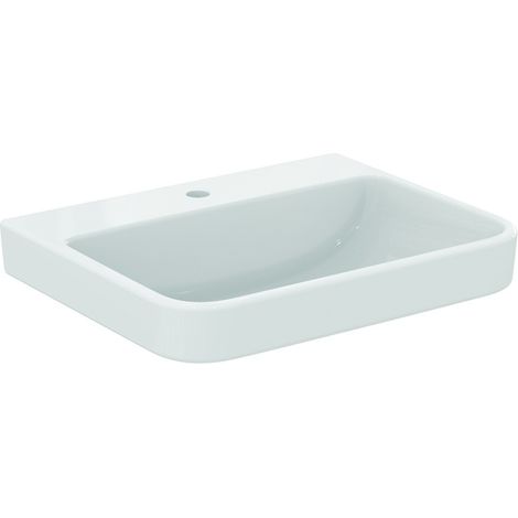 Vasque de salle de bain i.life B 1Ha. sans huile. 600x480x180mm Blanc