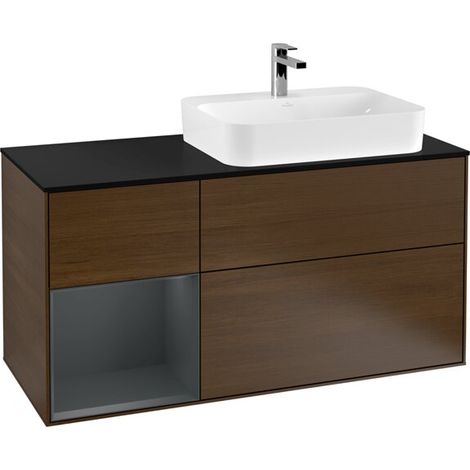 Villeroy & Boch F392HGGN Meuble sous-lavabo Finion F39 (1/2)
