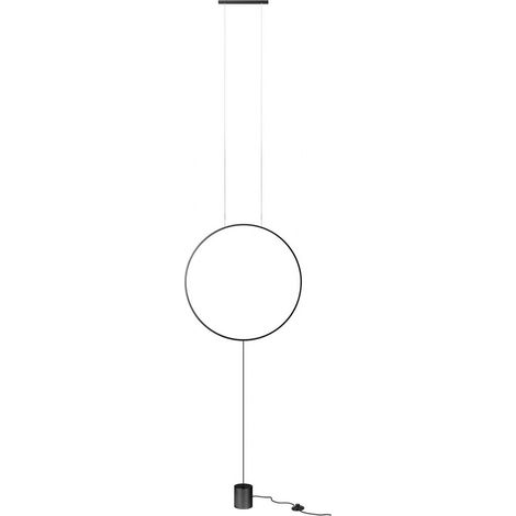 Lampada terra soffitto redo group slick 01 2197 led piantana sospensione