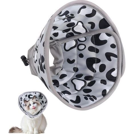 Collerette Chat - Anti Léchage - Réglable - Protection Chirurgicale - Confortable - Multi-usage (1/5)