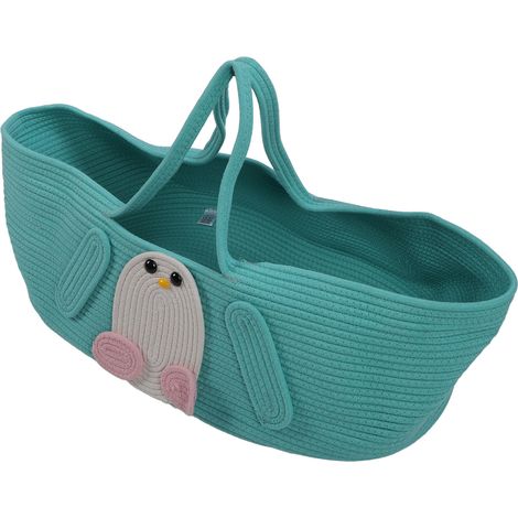 Panier de transport pour bébé, design mignon, en polyester tissé, pour nouveau-né, idéal pour les voyages (Type 1) (1/5)