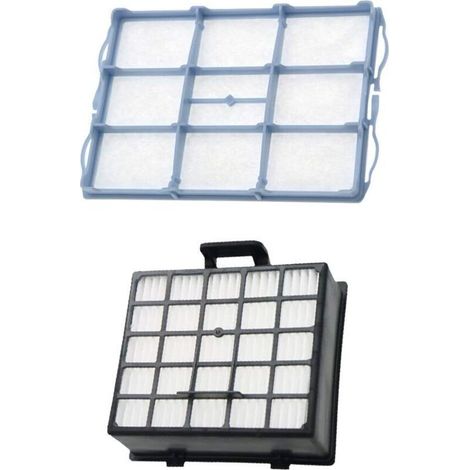 Pièces d'aspirateur 2 pièces (filtre moteur 1 pièces + filtre HEPA 1 pièces) pour série Bosch BSGL VSZ BSD BSA (1/4)