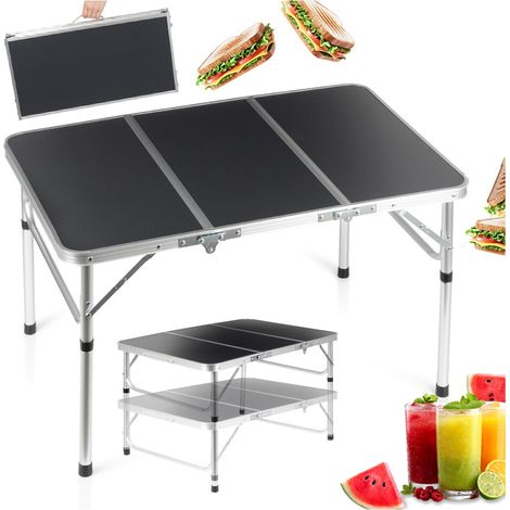Tavolo pieghevole, allungabile, da campeggio o da giardino 2 in 1 90x60 cm (1/5)