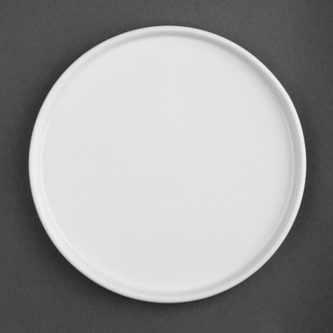 Assiettes Plates Rondes Whiteware 268mm (Lot de 4) - Ref FW814 - Olympia (1/5)