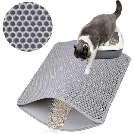 Paillasson Catsy, 40 x 50 cm, gris (1/5)