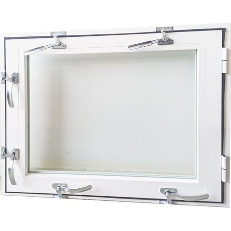 Finestra antiallagamento su misura anta unica altezza da 60 a 140 cm larghezza da 120 a 140 cm colore su richiesta
