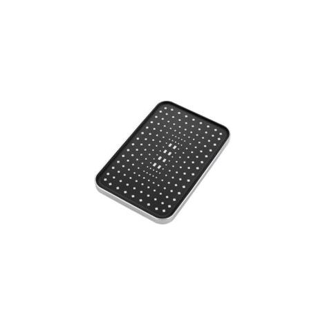 Soffione doccia a pioggia da 30 cm - Alta pressione - Ugello autopulente - Nero - Crezuo